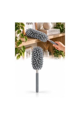 Mikrofiber Makarna Mop Toz Alma Paspası Tüy Toplayıcı Çok Amaçlı Temizlik Mopu 43317900