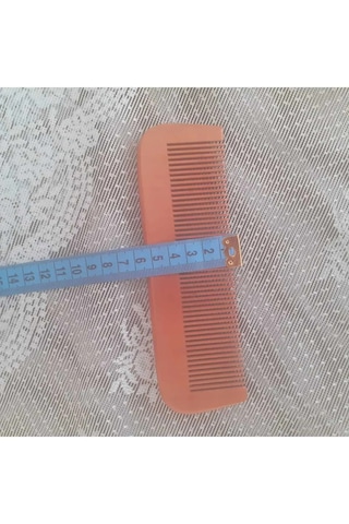 Doğal Bambu Ahşap Tarak Düz Model