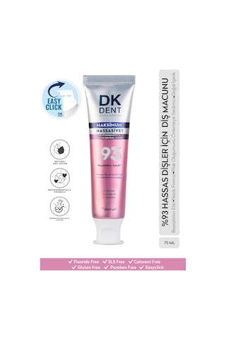 Dkdent %93 Beyazlatıcı Maksimum Hassasiyet Diş Macunu 75 ML