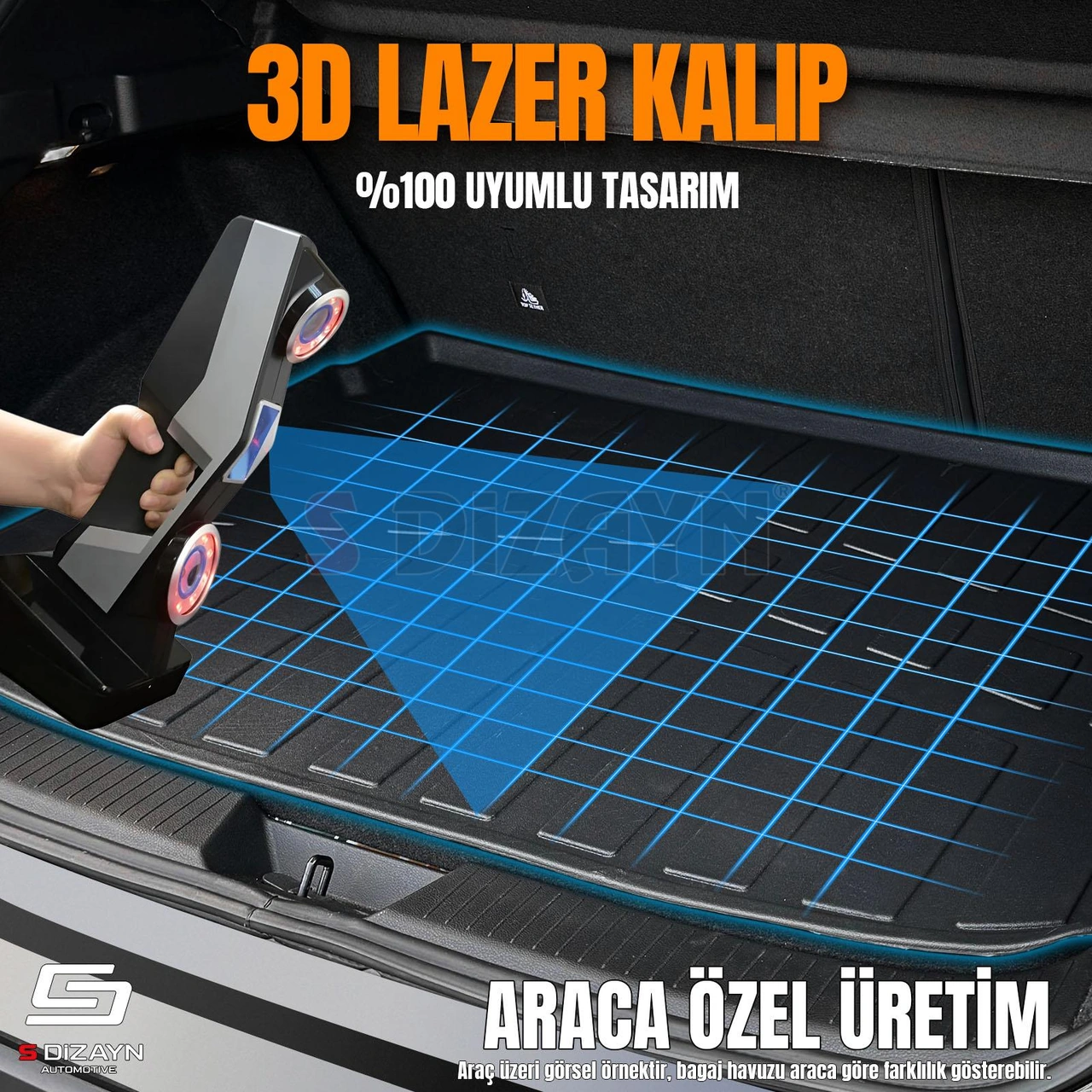 S-dizayn Nissan Juke 3d Pro Bagaj Havuzu Alt Bagaj 2020 Üzeri A+ Kalite