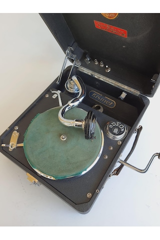 Odeon Kismet Antika Çanta Gramofon 083