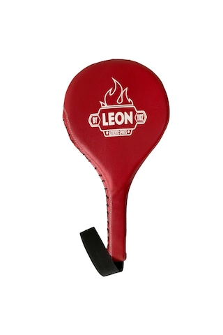 Leon Ultimate Hakiki Deri Boks Ve Kick Boks Raket Ellik Kırmızı