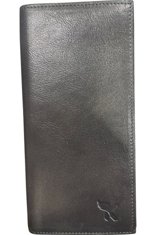Karalı Deri Hakiki Deri Mıknatıslı Arka Kartlıklı Cüzdan Gri Bc429-9 Gri
