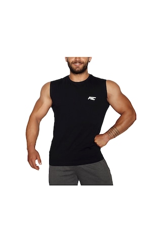 Musclecloth Training Kolsuz T-Shirt Siyah