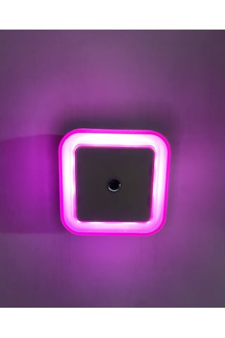 Ct-9500 Led Gece Lambası Fotoselli Led Otomatik Yanan 2 Adet(524563240) Pembe