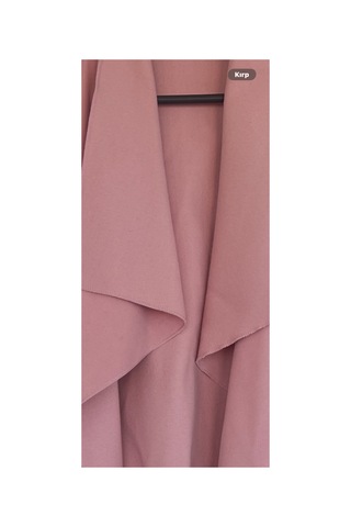 Lila Mare Tekstil Pudra Kaşe Kap Kaban Pembe Pembe