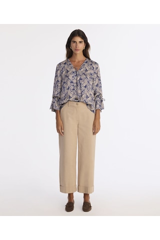 Yargıcı Regular V Yaka Uzun Kol Bluz 25kkbl6029x 004 Lacivert