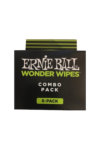 Ernie Ball P04279 Wonder Wipe Variety 6-Pack Gitar Temizlik Ve Ba