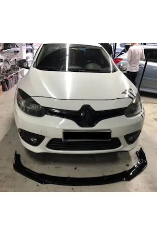 Renault Fluence Beyaz Renkli Ön Lip 4 Prç P.siyah Abs 2009 - 2016