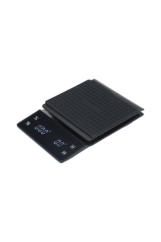 Neevoyu Siyah Ev Ofis Dijital Terazi 0.3-3000g Hassasiyetli Su Geçirmez Ekran Güneş Işığı Otomatik Kapatma Fonksiyonlu Pil Dahil Değil Siyah