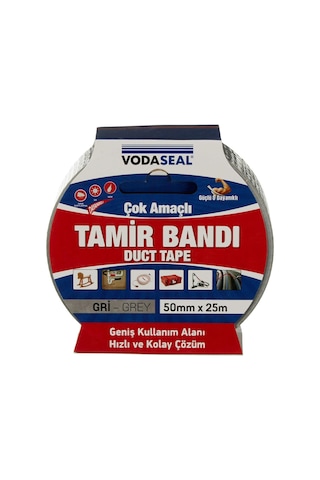 Amaçlı Tamir Bandı Gri 50mmx25mt