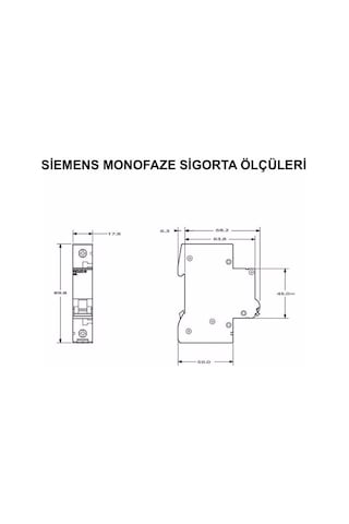 Sıemens - 5Sl6132-6Ya Otomatik Sigorta Klasik 32A B Tipi