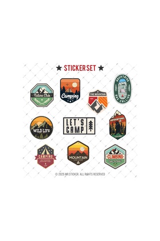 Bdls7 Küçük Boy 10lu Sticker Seti