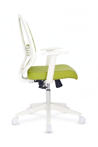 Zeon Büro Ofis Sistemleri // Comfort Cool Lime Ofis Çalışma Koltuğu Yeşil - Beyaz
