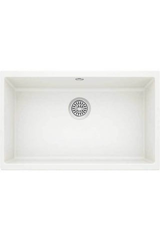 Simpex Tek Göz Tezgah Altı Uyumlu Beyaz 70x40cm