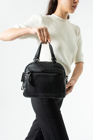 Baginn Retro Vegan Deri Günlük Kadın Postacı Çanta Çapraz Askılı Omuz Çantası Yıkama Suni Deri 27 23 Cm Siyah