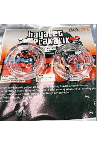 Hayalet Gizli Plakalık Şeffaf Model Takmatik Pratik Plakalık