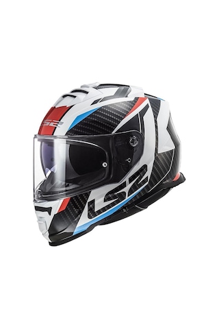 Ls2 Storm 2 Racer Full Face Motosiklet Kaskı 66915 Mavi Kırmızı