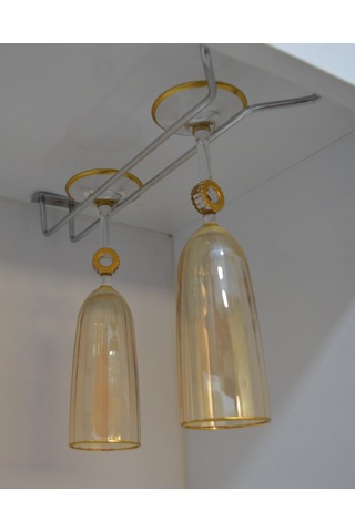 Krom 1 Bölmeli V Bardaklık Kadehlik