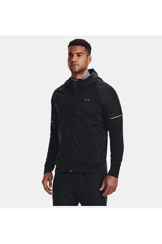 Under Armour Erkek Armour Fleece® Storm Tam Boy Fermuarlı Kapüşonlu Üst 1373781-001