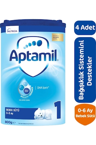 Aptamil 1 Bebek Decam Sütü 800 G 4 Adet