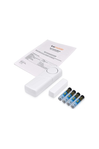 Youtek Ev Pencere Ve Kapı Güvenlik Alarmı - Manyetik Tetiklemeli 100db Sistemi, 4 Adet Paket Pil Hariç