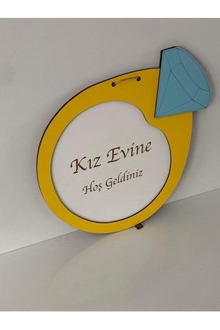 Kız Evi Hoşgeldiniz Kapı Süsü