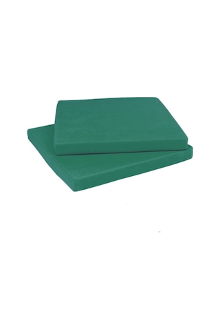 Elyaf Sepeti 2 Adet Su Geçirmez Kılıflı Sandalye Minderi 40X40