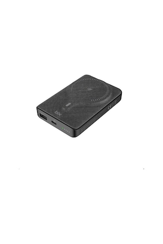 Bix 10000mah Bxpb105-bk 22.5w-15w Type-c Micro Usb Kablosuz Led Göstergeli Siyah Powerbank Siyah
