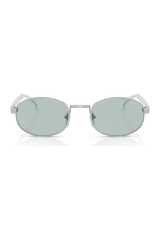 Prada Pr B53s 1bc40n 52 Unisex Oval Gri Metal Güneş Gözlüğü Gri