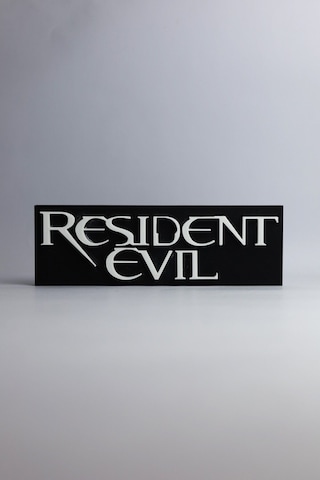 Resident Evil - 3 Boyutlu Tabela - 20cm X 6.5cm X 1.5cm