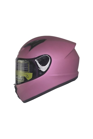Motoanl Full Face Ce Sertifikalı Child Motor Kask Fuchsia Pembe