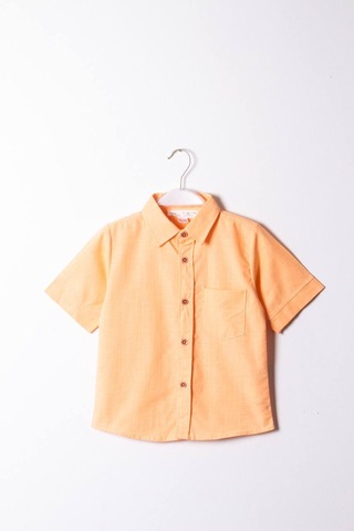 Baby Lory Kids Store Erkek Çocuk Gömlekli Takım Turuncu