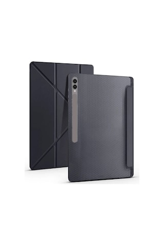 Samsung Galaxy Uyumlu Tab S9 Ultra Kılıf / Tab S8 Ultra Kalem Bölmeli Standlı Uyku Modlu Akıllı Kılıf Kapak Kılıf