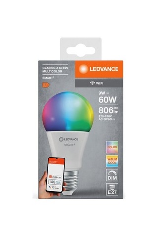 Wifi Kontrollü Akıllı Led Lamba, Uzaktan Kontrol Açık Kahverengi
