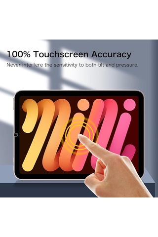 Apple Uyumlu iPad Mini 7 2024 A17 Pro 8.3'' Ekran Koruyucu Nano Cam Şeffaf Esnek Koruyucu A2993 A2995 A2996