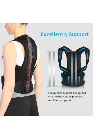 Dik Duruş Korsesi Kamburluk Önleyici Korse Sporcu Korsesi