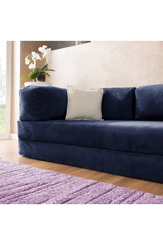 Argimo Godila Çok Amaçlı Sofa Çift Kişilik Yatak Koltuk Lacivert