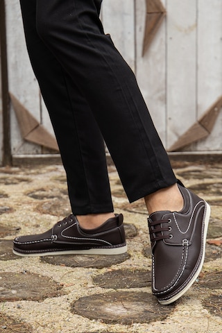 Daxtors D0607 Günlük Ortopedik Erkek Casual Ayakkabı Kahverengi