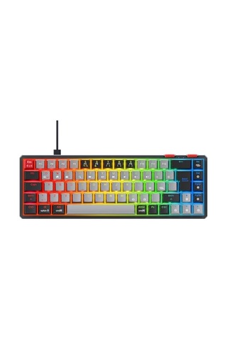 Rgb Işıklı Gaming Oyuncu Klavyesi Red Switch Kablolu Gamer Klavye Diğer