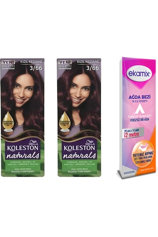 Koleston Naturals Saç Boya 3 - 66 Kızıl Kestane 2 Adet