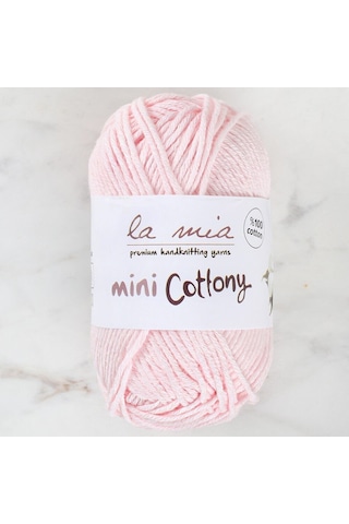 La Mia Mini Cottony 25 Gr Pembe Bebek El Örgü İpi