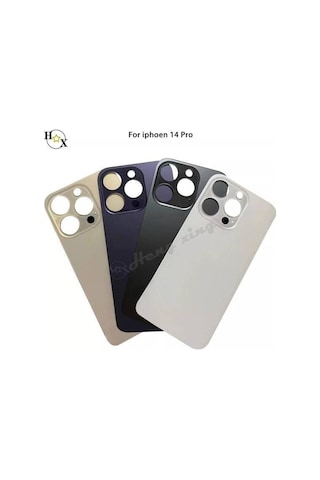 Apple Uyumlu iPhone 14 Pro Arka Pil Kapağı Senalstore - Mor Mor