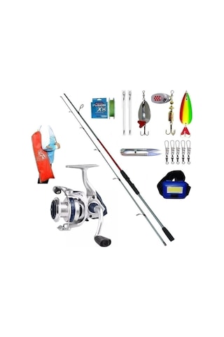 Aria-3000a Double Black 270cm 15-40gr Turna Spin Olta Takımı Seti