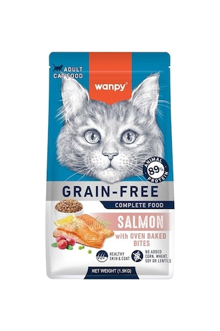Somonlu Tahılsız Yetişkin Kedi Maması 1,5kg