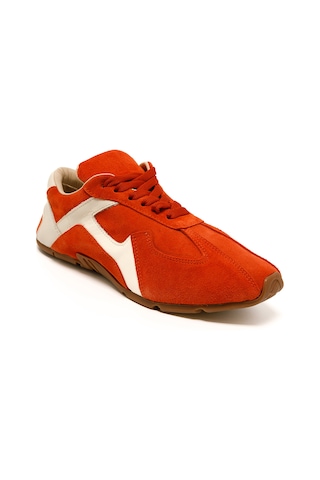Sneaker Günlük Kadın Rc-25y-187-mıu1005 John May Oranj Süet-bej Cilt Oranj Süet-bej Cilt Turuncu - Bej