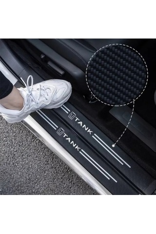 Homeben Tank Otomobil Eşik Korumalı Karbon Film Kaplaması 235109246