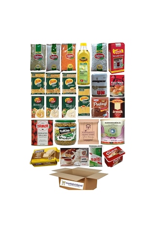 Ramazan Paketi Erzak Yardım Kolisi Paketi 25 Parça