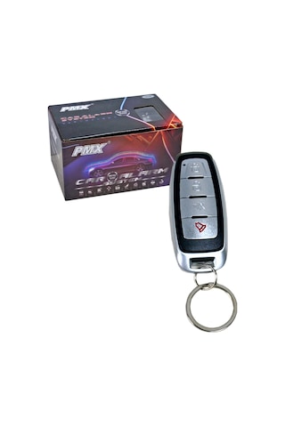 Pmx Alarm 12v 4 Tuşlu Siyah-krom Kumandalı Pmx685