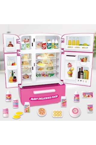 Ogi Mogi Toys Işıklı Ve Sesli Çok Kapılı Buzdolabı Eğitici Rol Yapma Oyuncağı